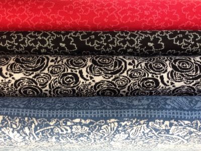 Baumwolljacquardstrick